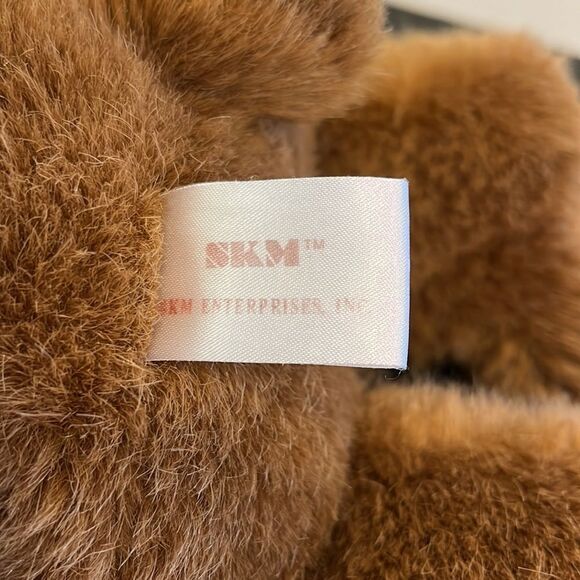 Brown Soft Plush Bear with Tag. SKM Enterprises. Size 18” - Picture 6 of 7